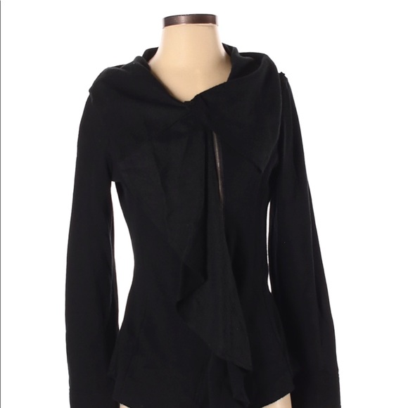 BLANC NOIR Ruffle Scowl Jacket - Picture 3 of 6